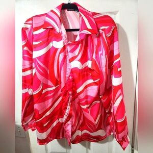 Boohoo Satin Blouse